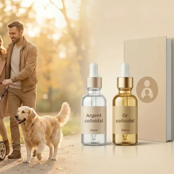 Pack de 4 e-books sur l’argent et l’or colloïdal pour adultes, enfants et animaux