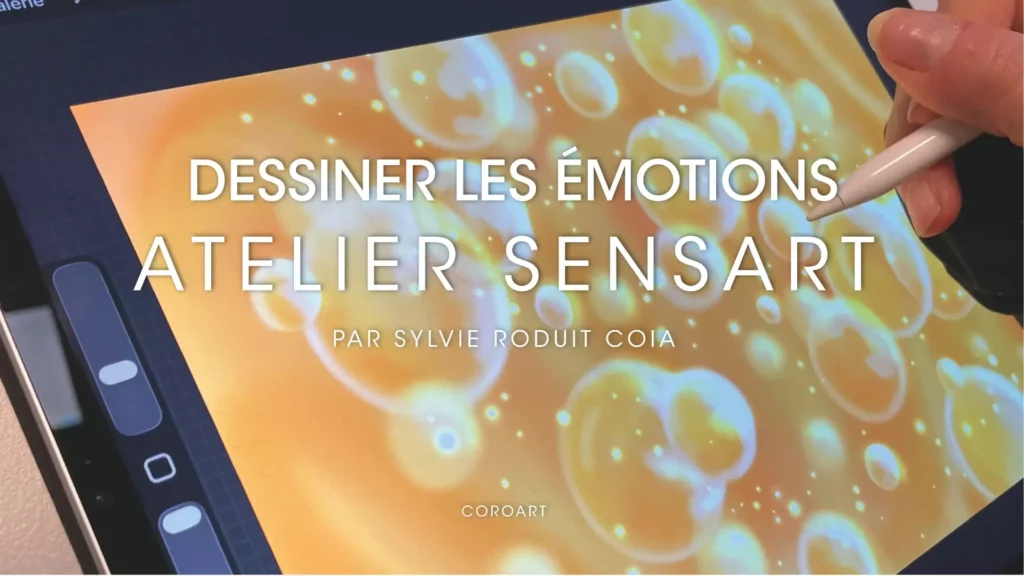 atelier dessin thérapeutique émotions joie développement personnel Sensa Art
